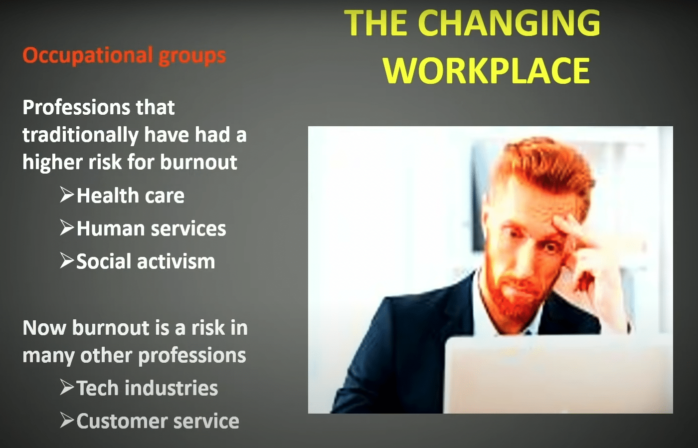 "Understanding Job Burnout" by Dr. Christina Maslach at DevOps Enterprise Summit